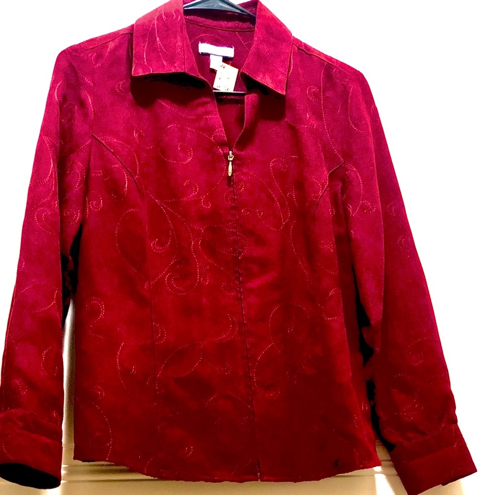NWT Croft & Barrow Zip-Up